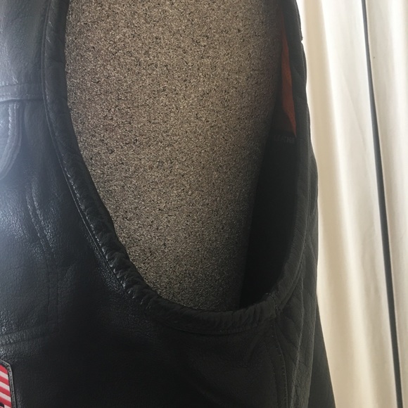 Leather Biker Vest - Picture 11 of 15